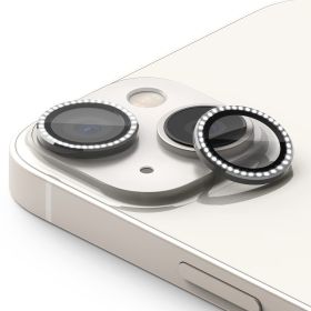 Zastita za kameru DIAMOND za iPhone 15 (6.1)/iPhone 15 Plus (6.7) srebrna (MS).