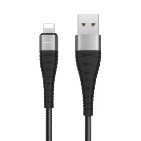 USB data kabl Comicell Superior CO-BX32 5A Lightning crni (MS).