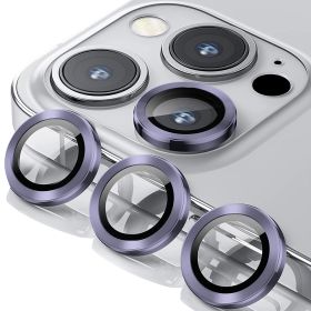 Zastita za kameru RING za iPhone 13 Pro/13 Pro Max ljubicasta (MS).