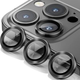 Zastita za kameru RING za iPhone 13 Pro/13 Pro Max crna (MS).