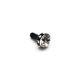 Kapica Slušalice handsfree 3,5 mm charm velika crna.