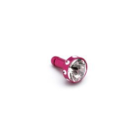 Kapica Slušalice handsfree 3,5 mm charm velika pink.