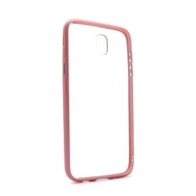 Futrola - maska providna Cover za Samsung J730F Galaxy J7 (2017) roze.