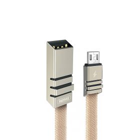 USB Data kabl Remax Weave RC-081m micro USB braon 1m.