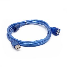 Kabl USB A/F Transparent plavi 1.5m.