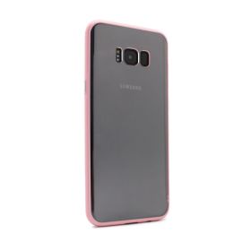 Futrola - maska providna Cover za Samsung G955 S8 plus roze.