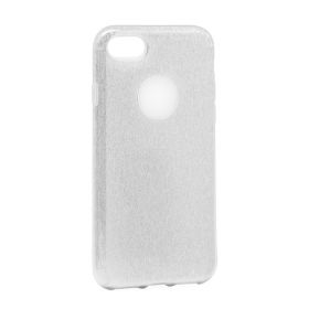 Futrola - maska Crystal Dust za iPhone 7/8 srebrna.