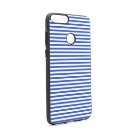 Futrola - maska Luo Stripes za Huawei P smart/Enjoy 7S plava.