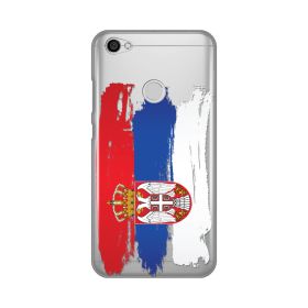 Silikonska futrola - maska print skin za Xiaomi Redmi Note 5A Prime Serbian Splash Flag.