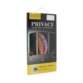 Zaštino staklo (glass) Privacy 2.5D Full glue za iPhone XS Max crni.