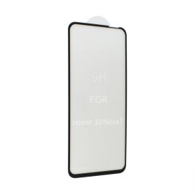 Zaštino staklo (glass) 2.5D Full glue za Huawei Honor 30 crni.