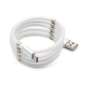 USB Data kabl magnet Type C beli.