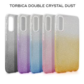 Futrola - maska Double Crystal Dust za Huawei P40 Lite E plavo srebrna.