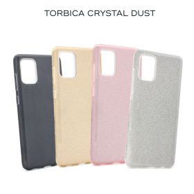 Futrola - maska Crystal Dust za Samsung A415F Galaxy A41 crna.
