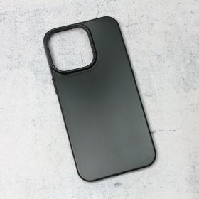 Silikonska futrola - maska Skin za iPhone 13 Pro 6.1 mat crna.
