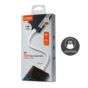 USB Data kabl LDNIO LS550 2.4A iPhone lightning 0.2m beli.