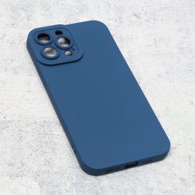 Futrola - maska Silikon Pro Camera za iPhone 13 Pro Max 6.7 tamno plava.