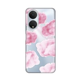 Silikonska futrola - maska print Skin za Huawei Honor X7 Pink Clouds.