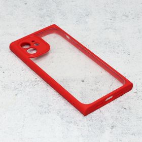 Futrola - maska Candy Frame za iPhone 12 6.1 crvena.