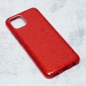Futrola - maska Crystal Dust za Samsung A035 Galaxy A03 166mm (EU) crvena.