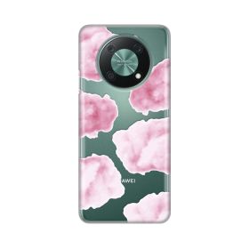 Silikonska futrola - maska print Skin za Huawei Nova Y90 Pink Clouds.