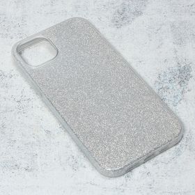 Futrola - maska Crystal Dust za iPhone 14 6.7 Plus srebrna.