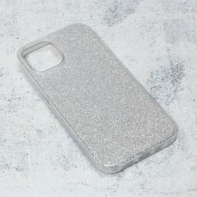 Futrola - maska Crystal Dust za iPhone 14 6.1 srebrna.