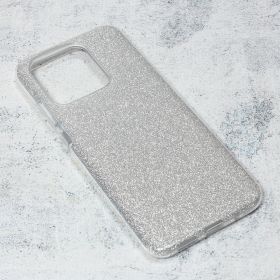 Futrola - maska Crystal Dust za Xiaomi Redmi 10C srebrna.