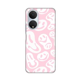 Silikonska futrola - maska print za Huawei Honor X7 Pink Smiles.