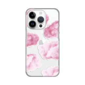 Silikonska futrola - maska print Skin za iPhone 14 Pro 6.1 Pink Clouds.