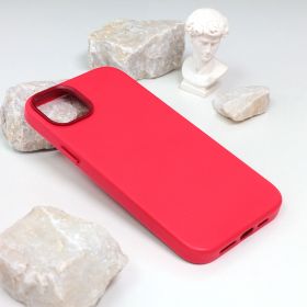 Futrola - maska Beautiful Shine Leather iPhone 14 Plus 6.7 crvena.