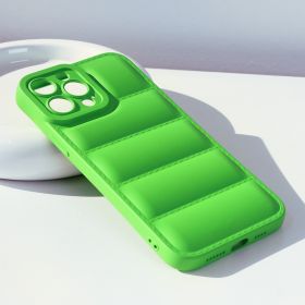 Futrola - maska Feather TPU za iPhone 13 Pro Max 6.7 zelena.