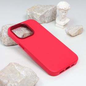 Futrola - maska Beautiful Shine Leather iPhone 14 Pro 6.1 crvena.