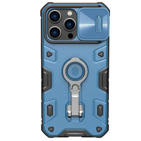 Futrola - maska Nillkin CamShield Armor Pro za iPhone 14 Pro Max 6.7 plava.