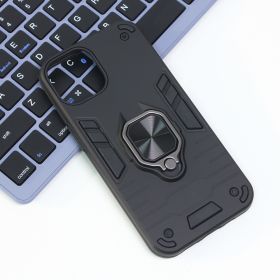 Futrola - maska Cube Ring za iPhone 14 6.1 crna.