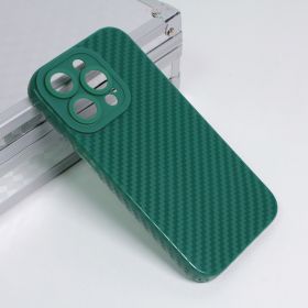 Futrola - maska Silikon Line za iPhone 14 Pro 6.1 tamno zelena.