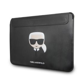 Torba za laptop Karl Lagerfeld Sleeve Ikonik 16" crna (KLCS16KHBK).