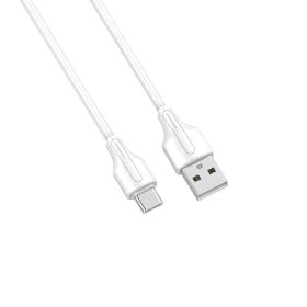 USB Data kabl LDNIO LS542 2.1A USB na Type C beli 2m.