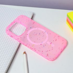 Futrola - maska Colorful Magsafe za iPhone 14 pro 6.1 roze.