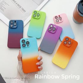 Futrola - maska Rainbow Spring za iPhone 14 6.1 tamno plavo bordo.