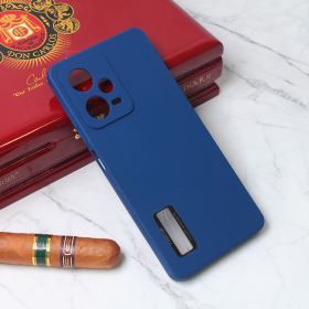 Futrola - maska Soft Silicone za Xiaomi Redmi Note 12 Pro 5G (EU) plava.