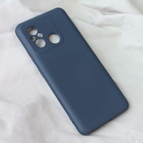 Futrola - maska Teracell Soft Velvet za Xiaomi Redmi 12C tamno plava.
