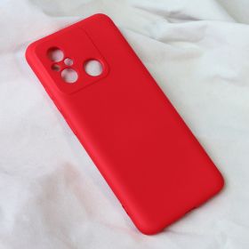 Futrola - maska Teracell Soft Velvet za Xiaomi Redmi 12C crvena.