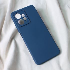 Futrola - maska Teracell Soft Velvet za Xiaomi Redmi Note 12 4G ((EU) tamno plava.