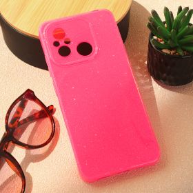 Futrola - maska Sparkle Dust za Xiaomi Redmi 12C pink.