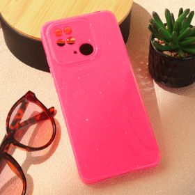 Futrola - maska Sparkle Dust za Xiaomi Redmi 10C pink.