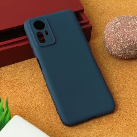 Futrola - maska Teracell Giulietta za Xiaomi Redmi Note 12S (EU) mat tamno plava.