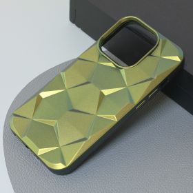 Futrola - maska Shiny Diamond za iPhone 15 Pro 6.1 maslinasto zelena.