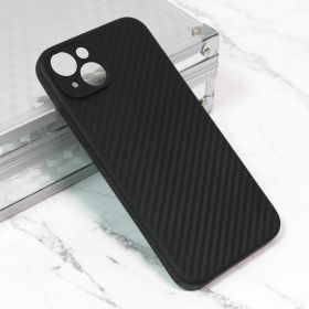 Futrola - maska Carbon fiber za iPhone 15 Plus 6.7 crna.