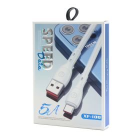 USB Data kabl micro USB XF-100 5A 1m beli.